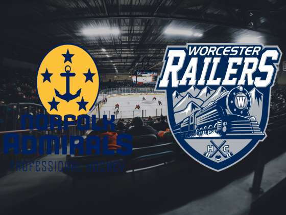 Norfolk Admirals at Worcester Railers